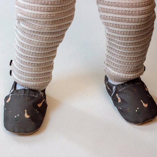 Krabbelschuhe Gänschen Gray