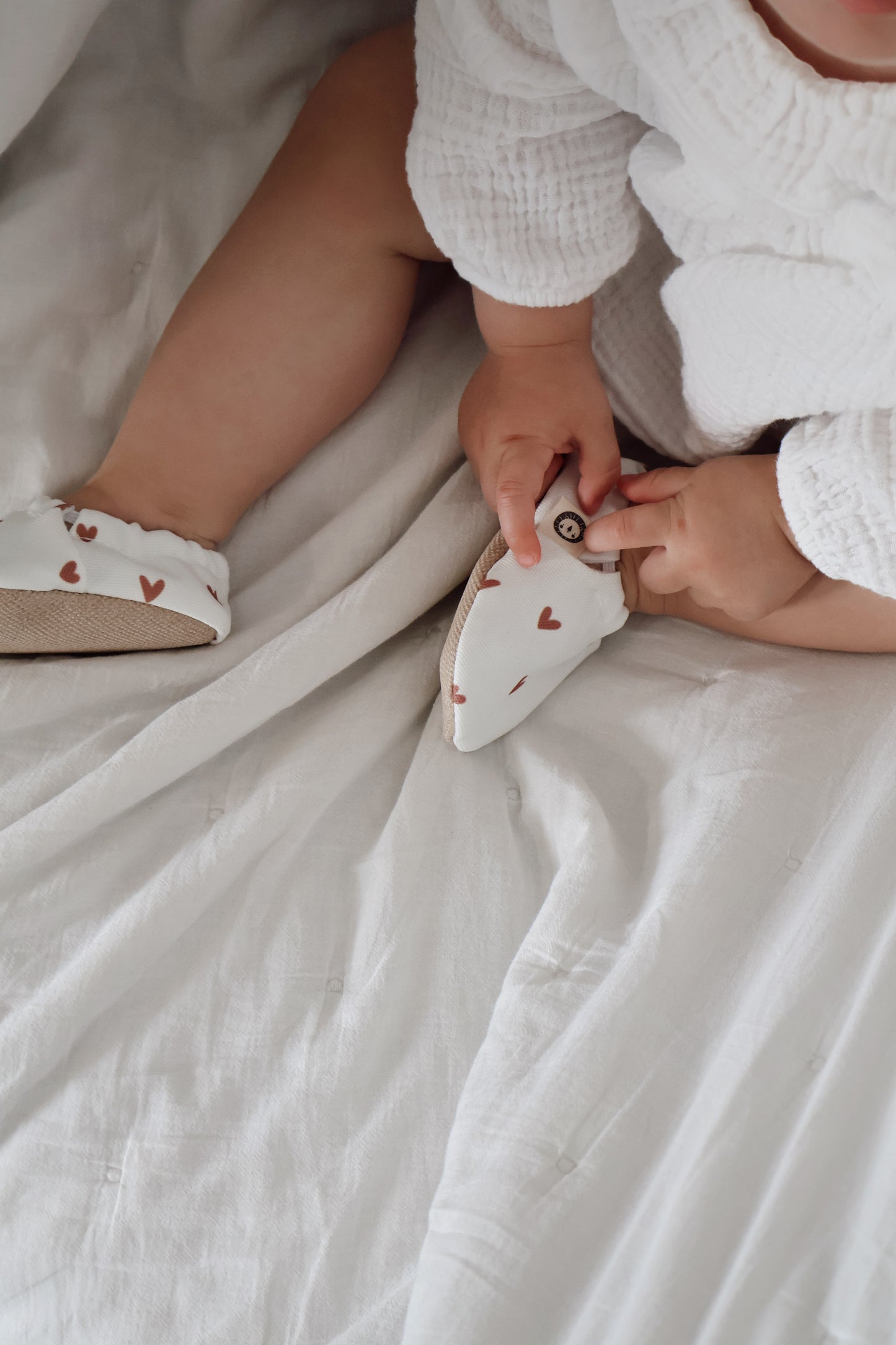 Krabbelschuhe Herzchen